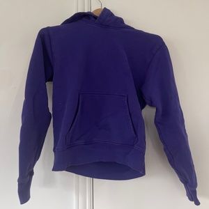 purple hoodie